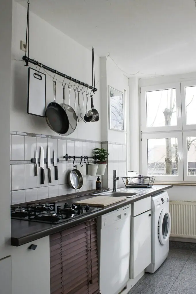 White Kitchen with Pendants